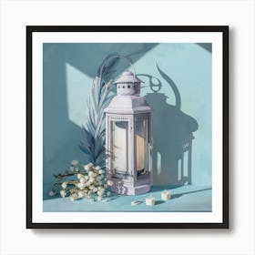 White Lantern 1 Art Print