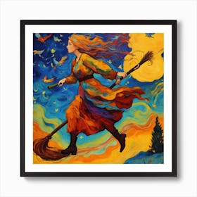 Witches Broom Art Print