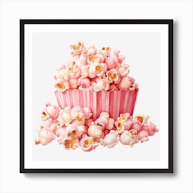 Pink Popcorn 11 Art Print