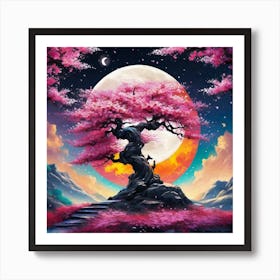 Cherry Blossom Tree 4 Art Print