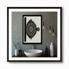 Black And White Print Art Print