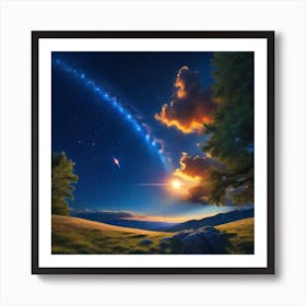 Sky Is Blue Art Print