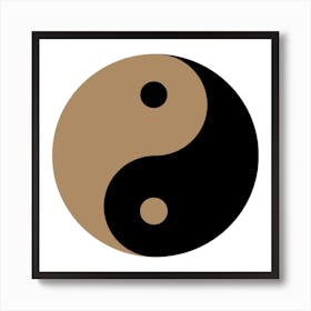 Yin Yang Symbol 32 Art Print