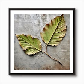 Aging leaf 8 Art Print