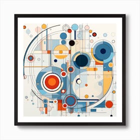 Abstract Circles Canvas Print 3 Poster