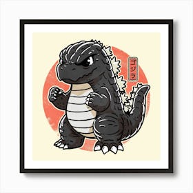 Little Kaiju Art Print