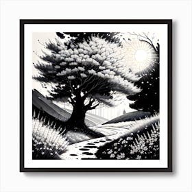 Path Through The Woods Art Print