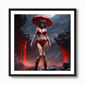 Bloody Woman 1 Art Print