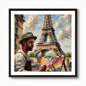 Paris Eiffel Tower Art Print