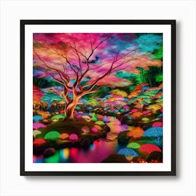 Azuma Tree Art Print