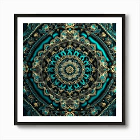 Abstract Mandala Art Print