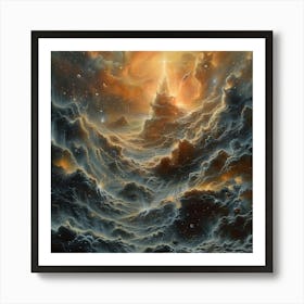 Shining Light, Impressionism And Surrealism Art Print