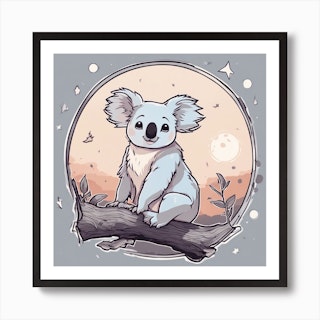 Koala Painting 1 Art Print