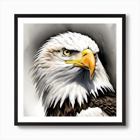 Stately Eagle 1 Art Print