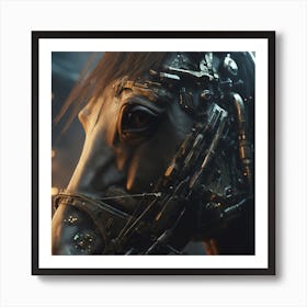 Robot Horse Art Print