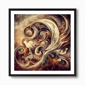 Abstract Image Of Lilith 1 Art Print