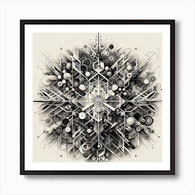 Abstract Geometric Design 3 Art Print