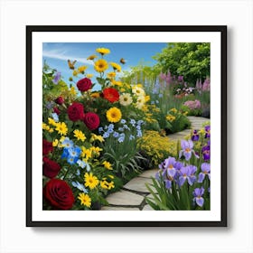 Garden Path 2 Art Print