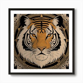 Tiger Art Print Art Print