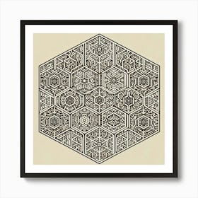 Hexagon Art Print