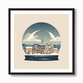 Reykjavik Iceland 2 Snowglobe Art Print