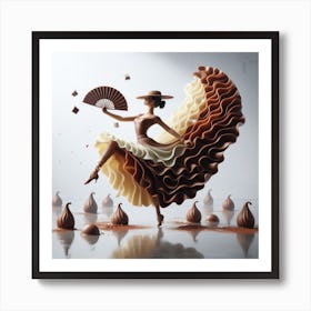 Chocolate Dancer Art Print