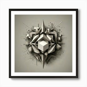 Abstract Geometric Design Art Print