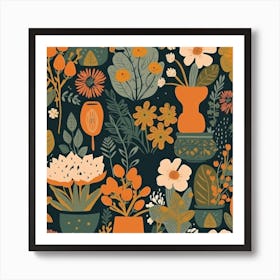 Vintage Garden Art Print