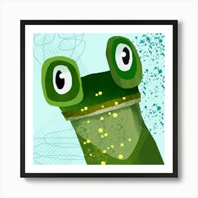 Cute Frog Art Print