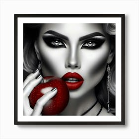 Black And White Beauty 1 Art Print