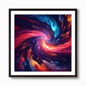 Abstract Space Background 1 Art Print