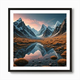 Mountain Landscape 1 Art Print