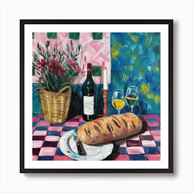 Osteria Del Colle Trattoria Italian Food Kitchen Art Print