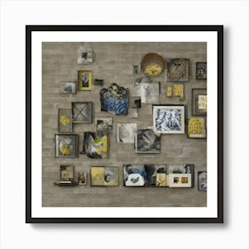 Wall Of Pictures Poster