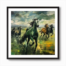 Horse Galloping 5 Art Print