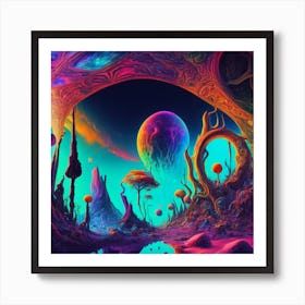 Alien World Art Print