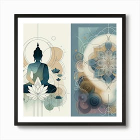 Buddha Meditation 1 Art Print