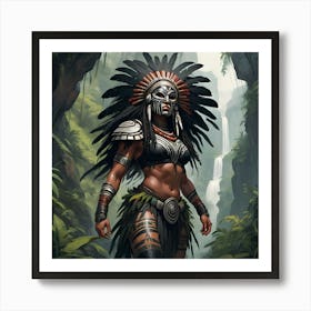 Warrior Woman Art Print