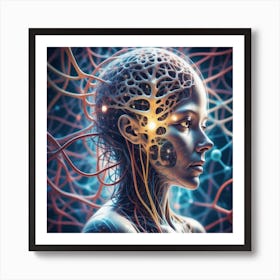 Human Brain 112 Art Print