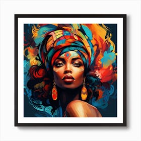 African Woman 17 Art Print