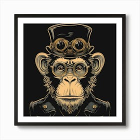 Steampunk Monkey 22 Art Print