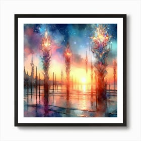 Fantasy Painting Art Print