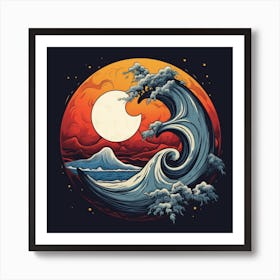 Great Wave 4 Art Print