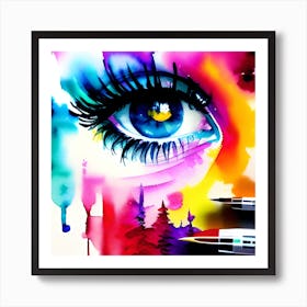 Eye Of The Artist Art Print