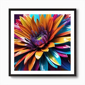 Colorful Flower 4 Art Print