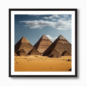 Pyramids Of Giza Art Print