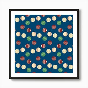 sports balls Art Print