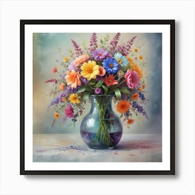 Flowers In A Vase Art Print