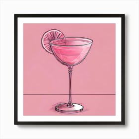 Cocktail In A Glass 1 Art Print