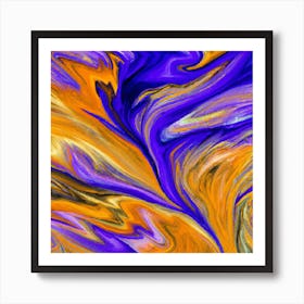 abstract color Art Print